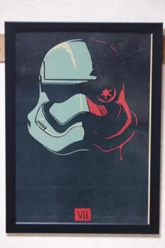 スター・ウォーズ　ストームトルーパー　ポスター　額付き