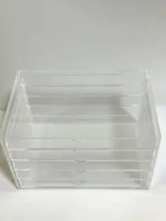 無印良品　重なるアクリルケース・横型５段