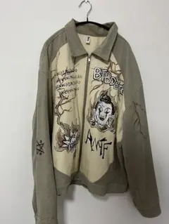 AYWTER アートプリント ジップアップジャケット