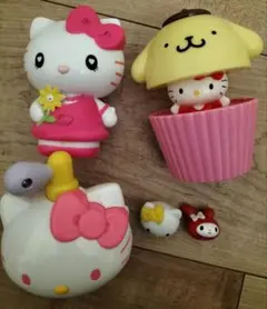 キティちゃん マイメロディー ポムポムプリン サンリオマスコットセット