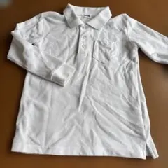 Birthday ホワイト ポロシャツ　120cm