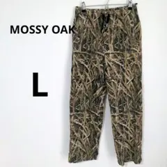MOSSY OAK　【L】　カモフラージュ カジュアルパンツ　総柄　カーキ　緑