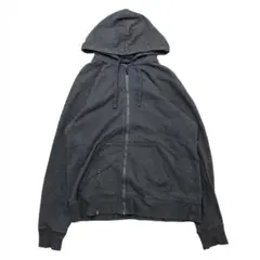 チャンピオン ソリッド 無地 フルジップ スウェット パーカー 古着 メンズ L