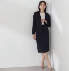 セットアップ【NATURAL BEAUTY BASIC】ジャケット　スカート　M