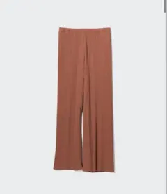 UNIQLO ユニクロ プリーツストレートパンツ ブラウン