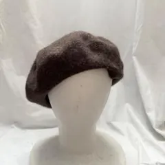 森ガールAmisimportant茶系星刺繍ベレー帽y2kフェアリーコアウール