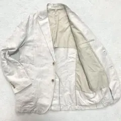 UNIQLO オールドユニクロ コットンテーラードジャケット ベージュ サイズL