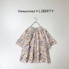 Hampstead LIBERTY ギャザー　ブラウス　日本製　花柄のサムネイル