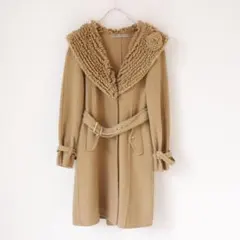 ERMANNO SCERVINO ベルテッドコート Lサイズ ベージュのサムネイル