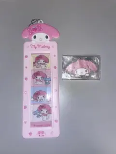 マイメロ 　トレカケース×繋がるラバーコレクション　2点セット