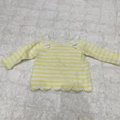 プティマイン　90 リボン付きトップス