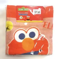 SESAME STREET エルモ ウォッシュタオル 2枚組のサムネイル