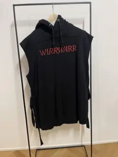 WIRRWARR 黒 ノースリーブパーカー