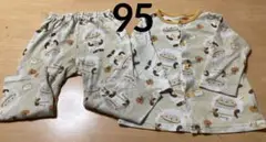 処分価格⭐︎95ひつじ柄長袖パジャマ黄色