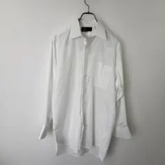 S00776｜ダンヒル｜長袖シャツ｜ホワイト｜レギュラーカラー｜ワイシャツのサムネイル