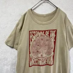 90s USA製ヴィンテージ イベントTシャツ フラワープリント 両面プリント