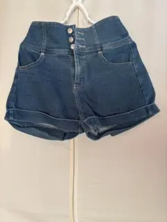 デニムブルー ハーフパンツ Mサイズ