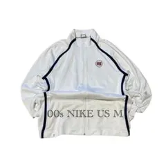 00sNIKE vintageトラックジャケット ホワイト 白NBA