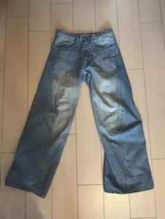 【S様専用】NVRFRGT 3D Twisted Wide Leg Jeans