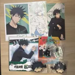 呪術廻戦 伏黒恵　前髪クリップ アクリルコースター　色紙　アクリルキーホルダー