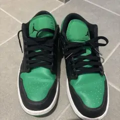 エアジョーダン ローカット スニーカー グリーン/ブラック