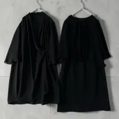 【極美品】東京ソワール 13号 アンサンブル 前開きワンピース 羽織 冠婚葬祭