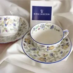 カップ&ソーサー ミントン ハドンホール ブルー ペアセット