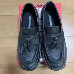 極美品】コンバース オールスター チャンク ローファー 厚底 黒 23cm 