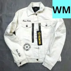 鈴*孝様 デニムジャケット、オフホワイト、WMサイズ、レディース《アウトレット》