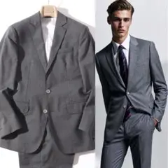 ISAIA イザイア セットアップ スーツ グレー ブルー 48 L〜XL - メルカリ