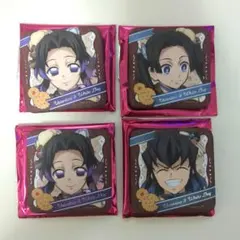 鬼滅の刃　バレンタイン　缶バッジ　しのぶ　アオイ　伊之助