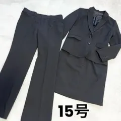 【3点セット】トップバリュ レディーススーツ 15YR 15号 3L ストライプ