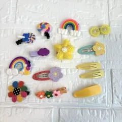 カラフルヘアピンセット 13個セット 女の子 プレゼント