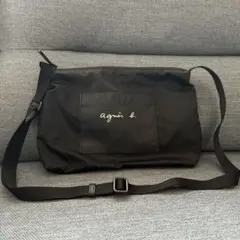 agnès b. ブラック ショルダーバッグ