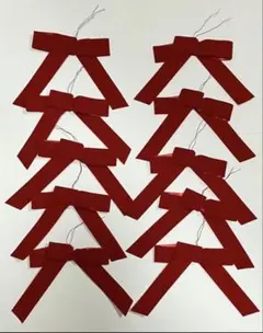 クリスマス オーナメント 飾り リボン 10個 クリスマスツリー