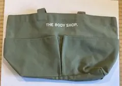 【美品】THE BODY SHOP トートバッグ カーキのサムネイル