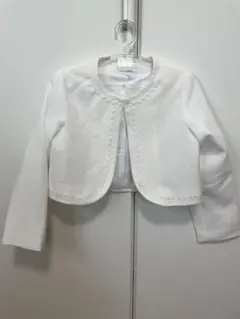 Catherine Cottage ホワイトジャケット　ボレロ 130cm