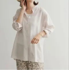 URBAN RESEARCH DOORS バンドカラーシャツのサムネイル