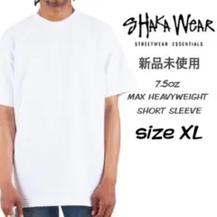 新品 シャカウェア 7.5 マックスヘビーウェイト 無地 Tシャツ 白 XL