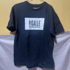 PIGALLE ボックスロゴ Tシャツ 黒