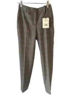 PLST 新品タグ付き　テーパードパンツ グレー　チェック柄　オフィス