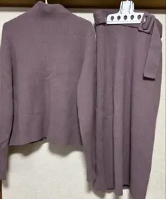 【即購入OK】パープルスカート ベルト付き