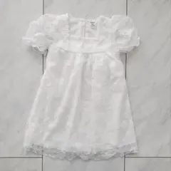 ベビードレス【ホワイト】