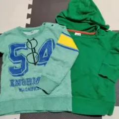 トレーナーとパーカー　2枚セット 100センチ