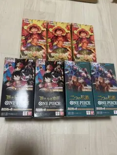 未開封 テープ付き ワンピースカード 4 BOX セット - メルカリ
