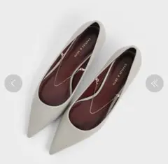 CHARLES&KEITH  メタルチェーン ストラップパンプス