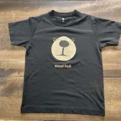 mont-bell クマの顔プリント Tシャツ 130
