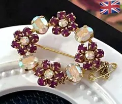 イギリス製　ヴィンテージ ブローチ9121