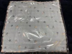 ジェラートピケ 星柄とチェック柄のタオルハンカチ