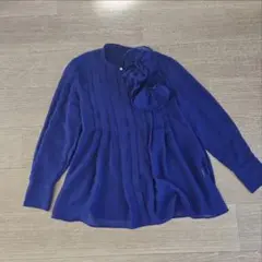 LOUNIE フリル付きシフォンブラウスのサムネイル